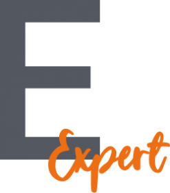 letter e with expert