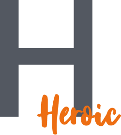 letter h with heroic